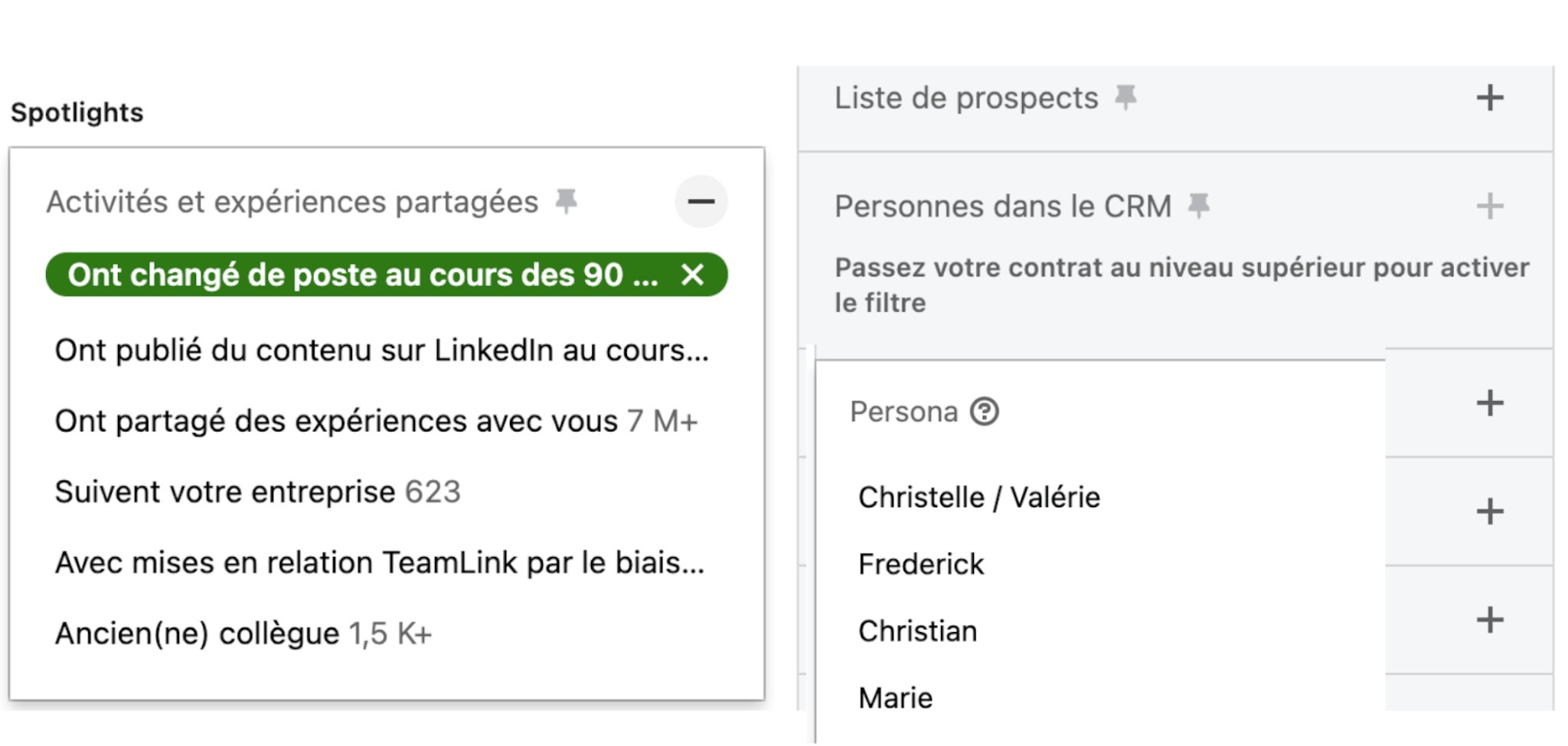 comment utiliser person dans sales navigator ?