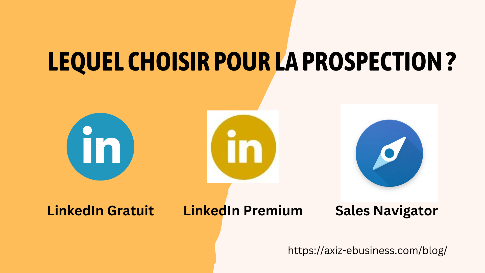 Comparer Sales Navigator Vs. LinkedIn Gratuit Vs. Premium