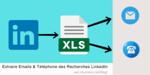 exporter email contacts prospects linkedin vers excel