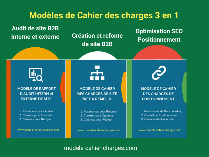 kit outils modeles cahier charges site b2b