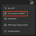 instructions personnalisées ChatGPT