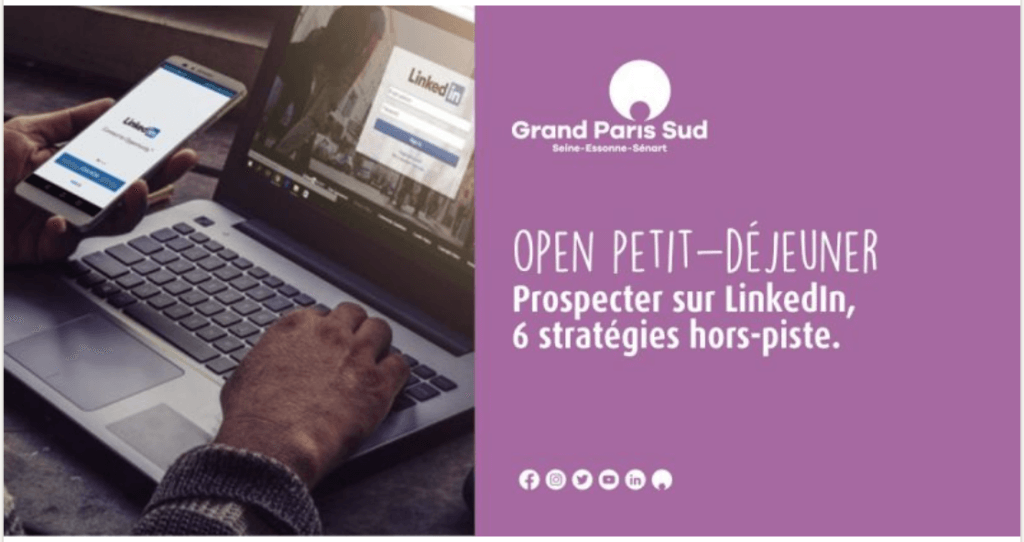 Génération leads Linkedin OPD Grand Paris Sud par Rouhina Rahbarian