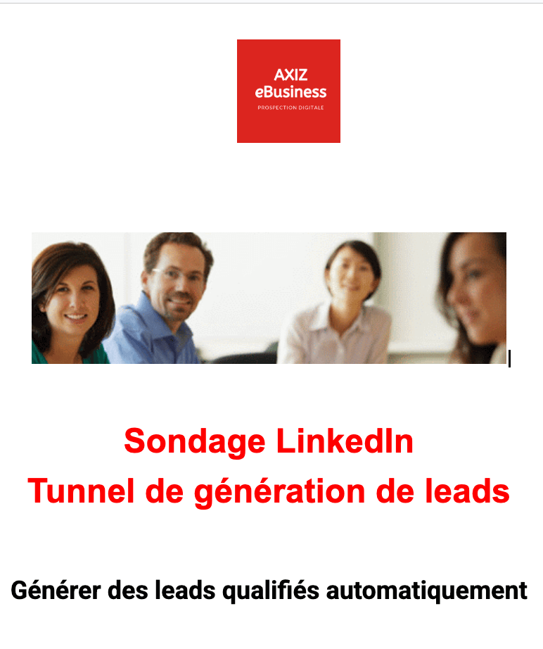 lead magnet funnel avec sondage linkedin