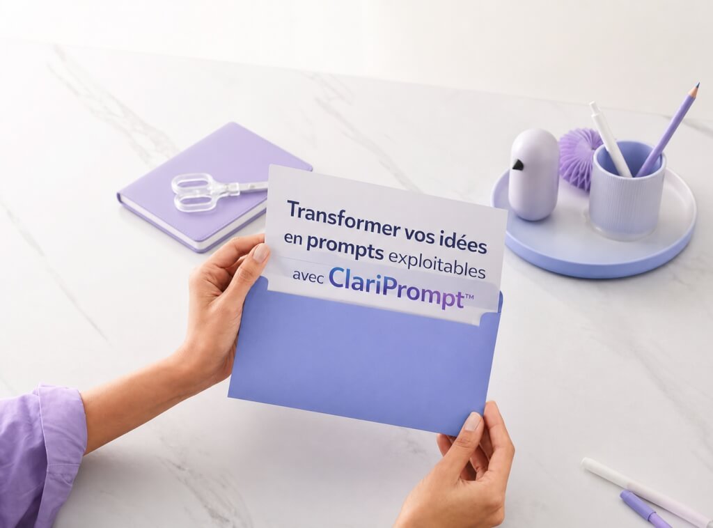  Clariprompt lorsque commande chatgpt ne suffisent pas.